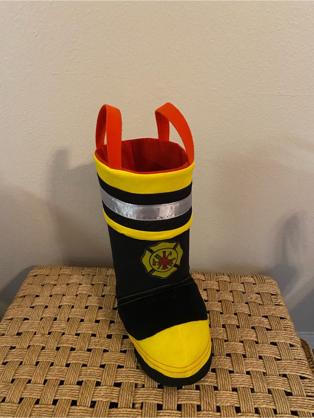 Firefighter Boot. Use for Gift Giving. NWOT. 13 Tall.